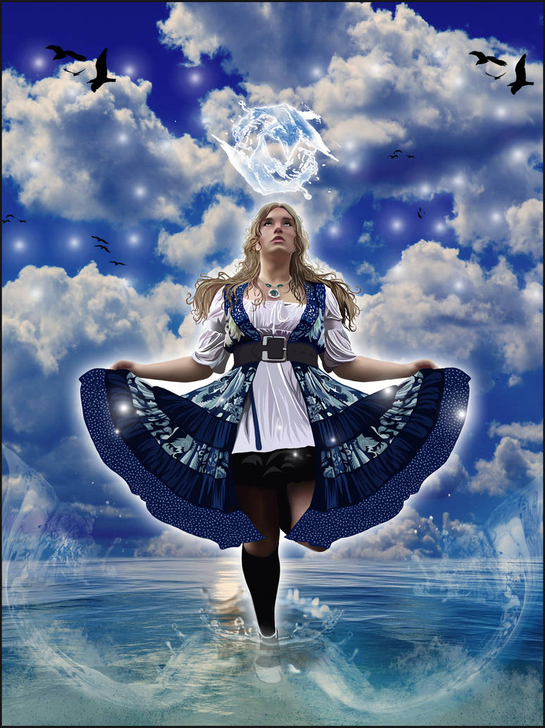 Elements Rising Series 2 Poster 1 water. by Arysia17 on DeviantArt