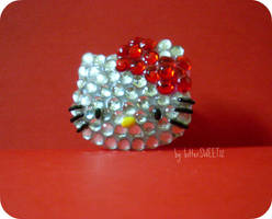 Hello Kitty Studded Ring