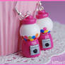 Pink Gumball Machine Earrings