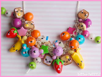 Kawaii Friends Charm Necklace