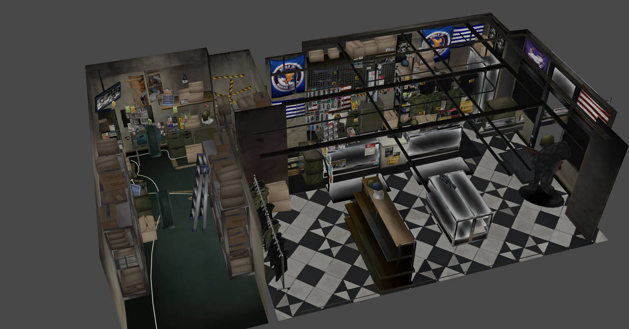 Gen. Shop Gun shop wip by Sasuke-Bby on DeviantArt