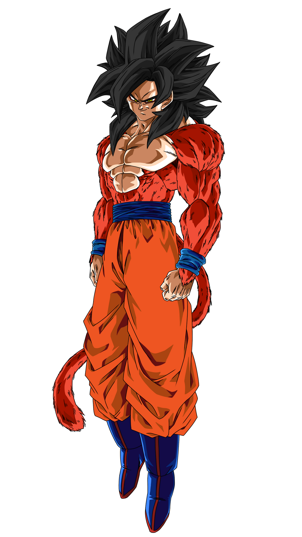 Goku Super Saiyan 4 DBS Colors by obsolete00 on DeviantArt