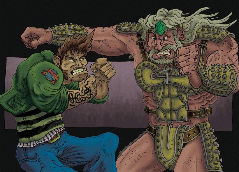 Brawling Drawaging Brawl by MattRIllustration on DeviantArt