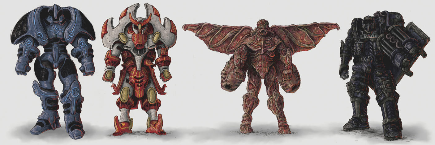 Alien Earth Power Armour by MattRIllustration on DeviantArt