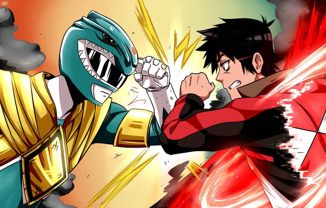 Power Rangers Anime Jason Vs Green Ranger by IshiroTanaka on DeviantArt