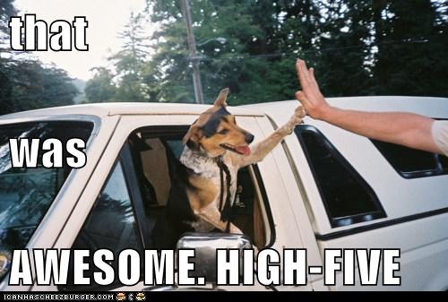 high-five