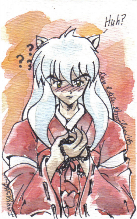 Inuyasha in Watercolor