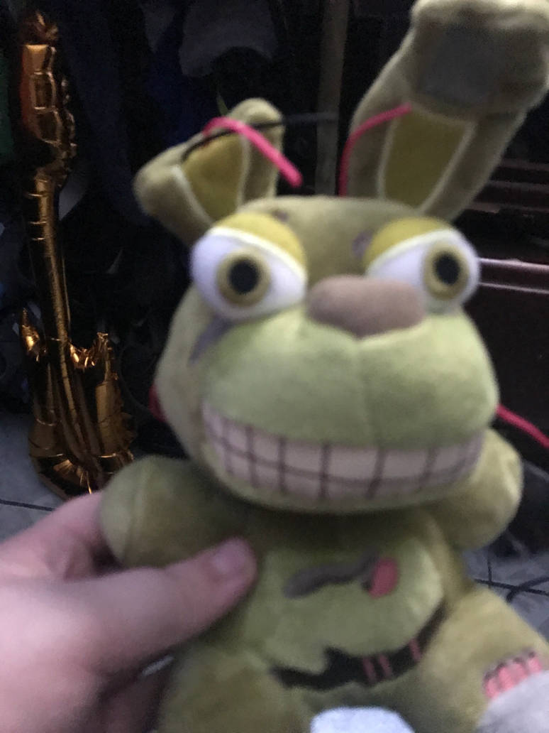 My bootleg springtrap plushie by 088082w on DeviantArt