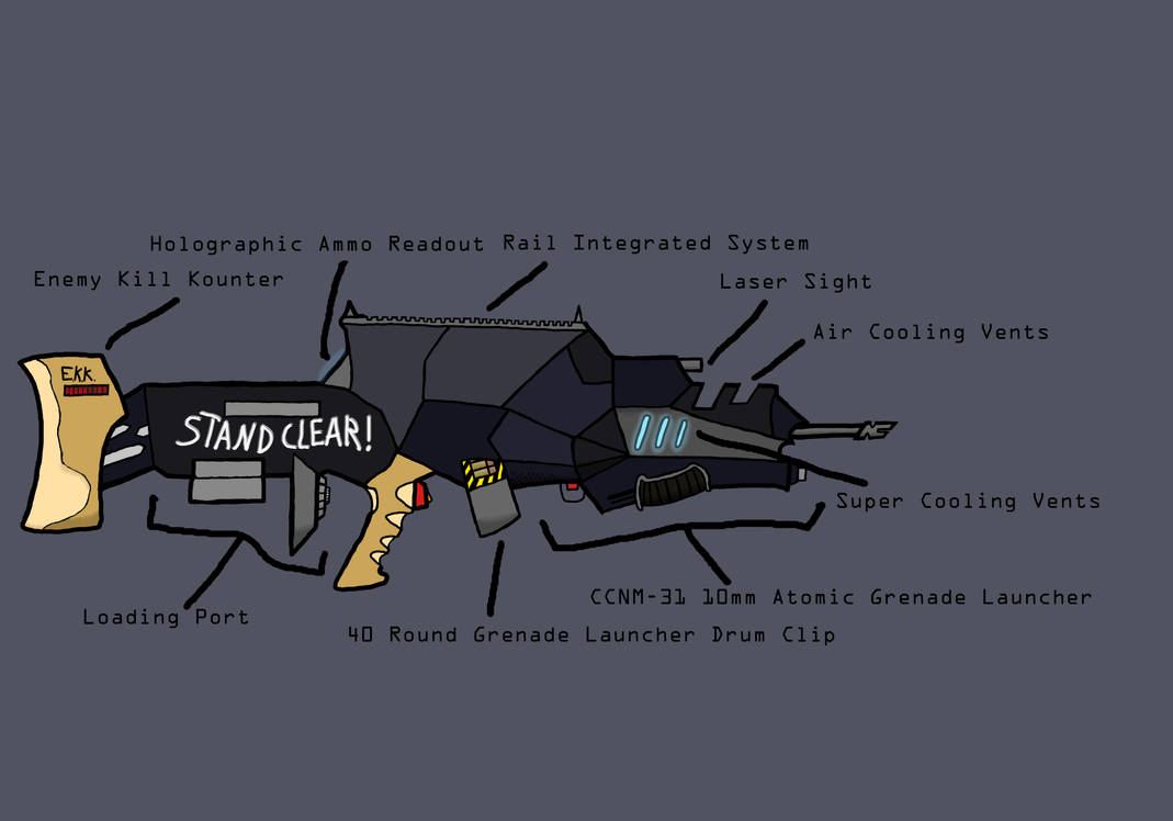 Hellfire Assault Rifle WIP by Eruisar on DeviantArt