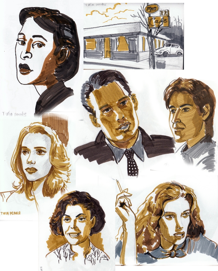 Twin peaks characters