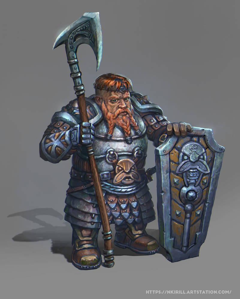Dwarf With Axe by yoggurt on DeviantArt