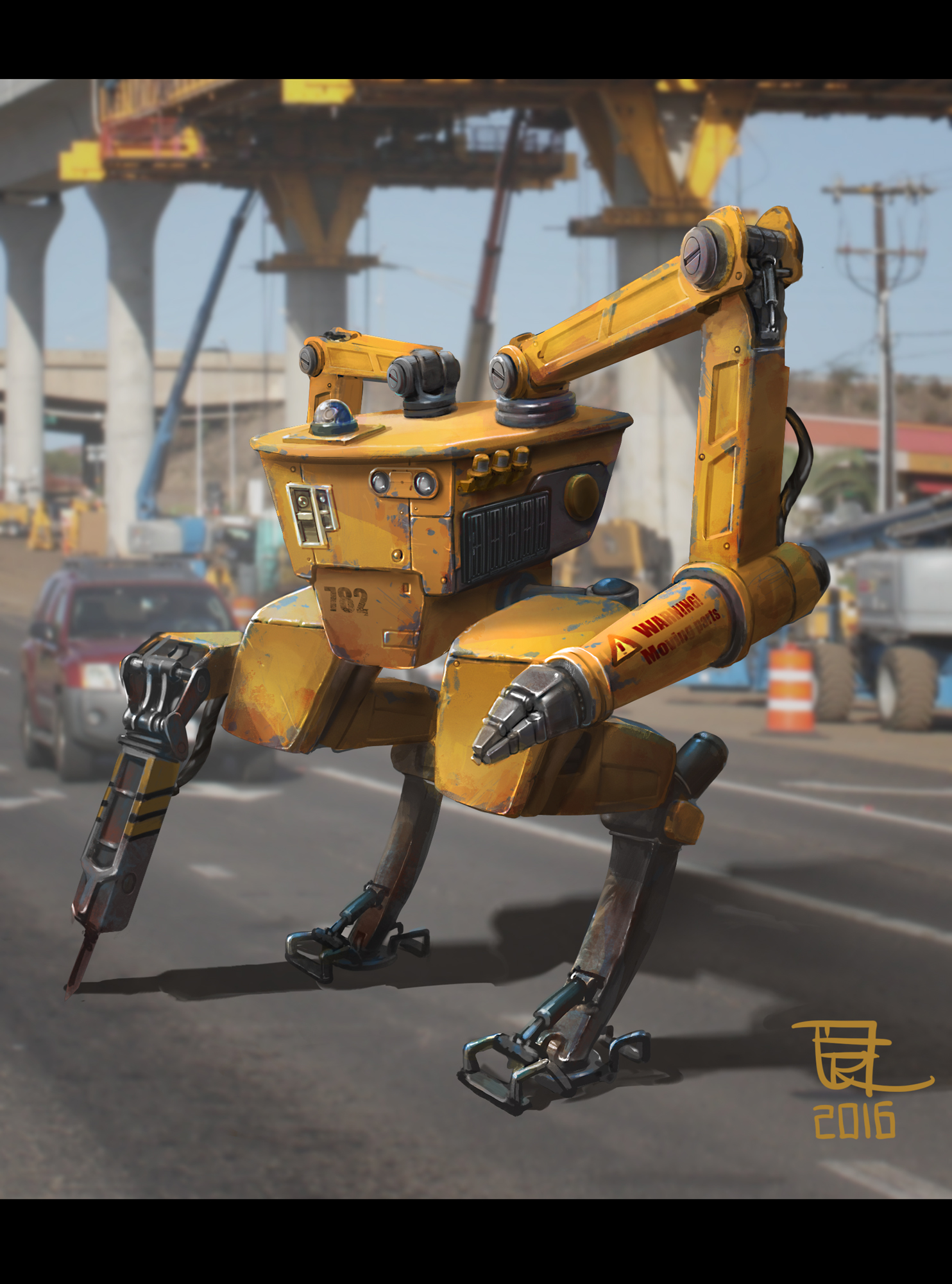 Construction Bot Vector Construction Bot by yoggurt on DeviantArt