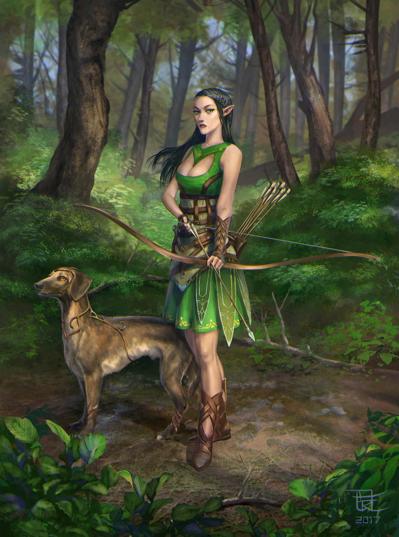 Elven huntress 2