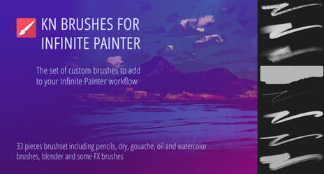 KN Brushes for Infinite Painter App