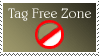 No Tag Zone Stamp by skiesofchaos