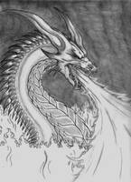 Dragon Head Side Profile by The-MuseDragon on DeviantArt