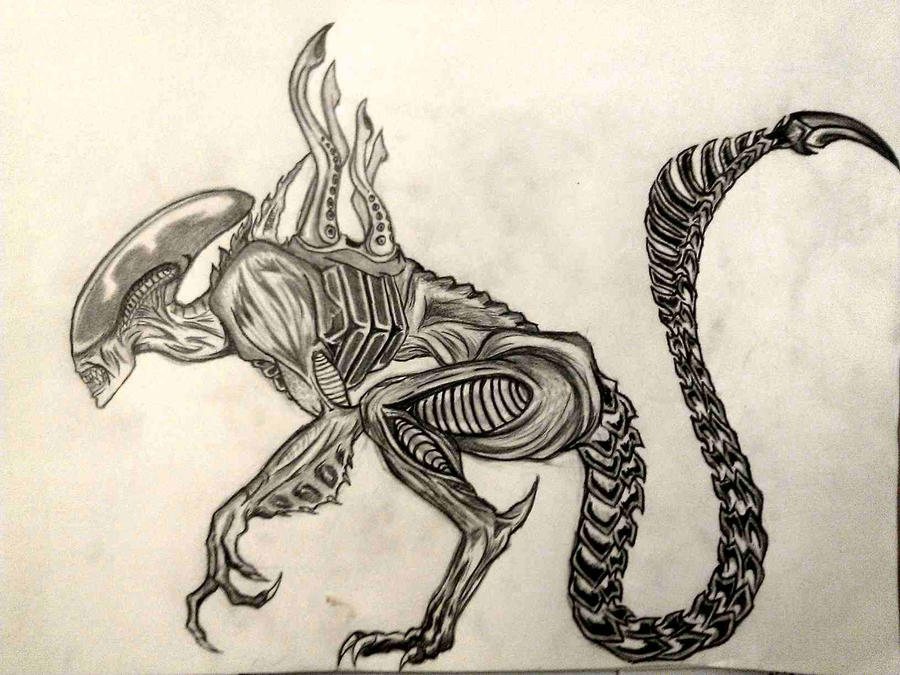 Alien Xenomorph Warrior: Unfinished