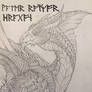 My Fantasy Novel Art: Species: Water Razzor Dragon