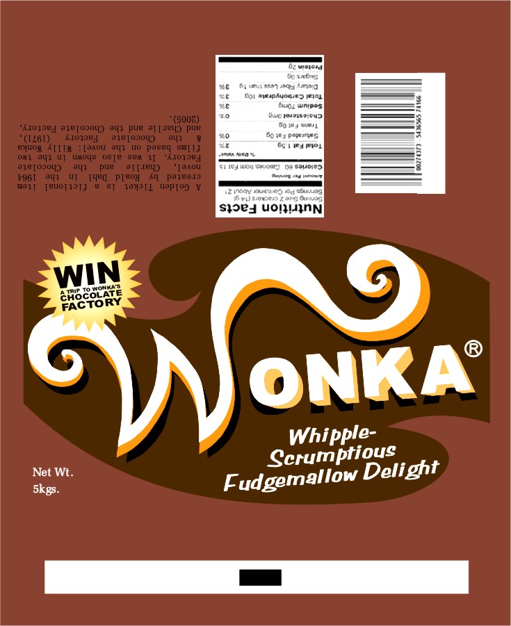 Charlie And The Chocolate Factory Wonka Bar Wrapper