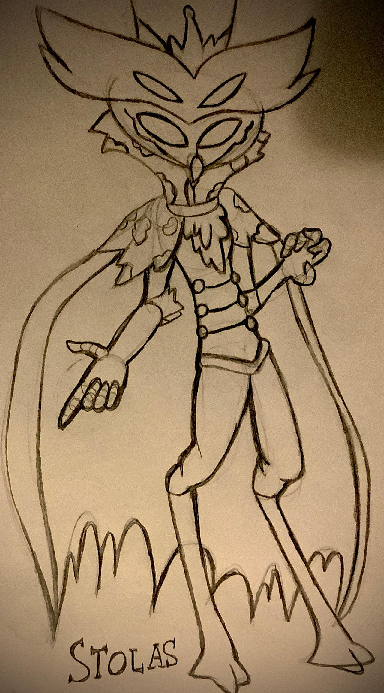 Stolas Back View Stolas by JoshysConceptArt1323 on DeviantArt