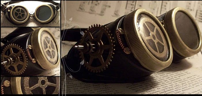 Steampunk Cog Goggles