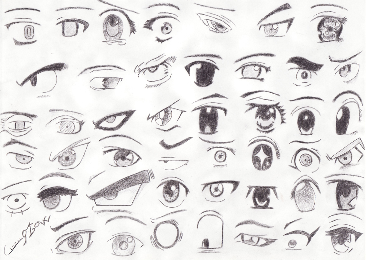 TUTORIAL]Drawing manga eyes - Forums - MyAnimeList.net