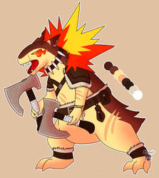 Barbarian Typhlosion Adopt (Closed)