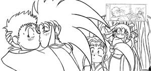 Tenchi: Deleted scene lineart