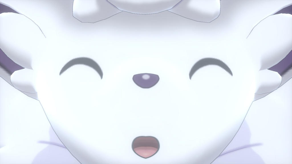 Shiny Alolan Vulpix's Face by SalamanderZero on DeviantArt