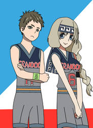 Darling in the Basketball: Mitsuru and Kokoro