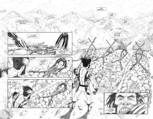 Double page 08 and 09 from Wolverine's Nightmare