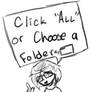 Click all or Choose a Folder