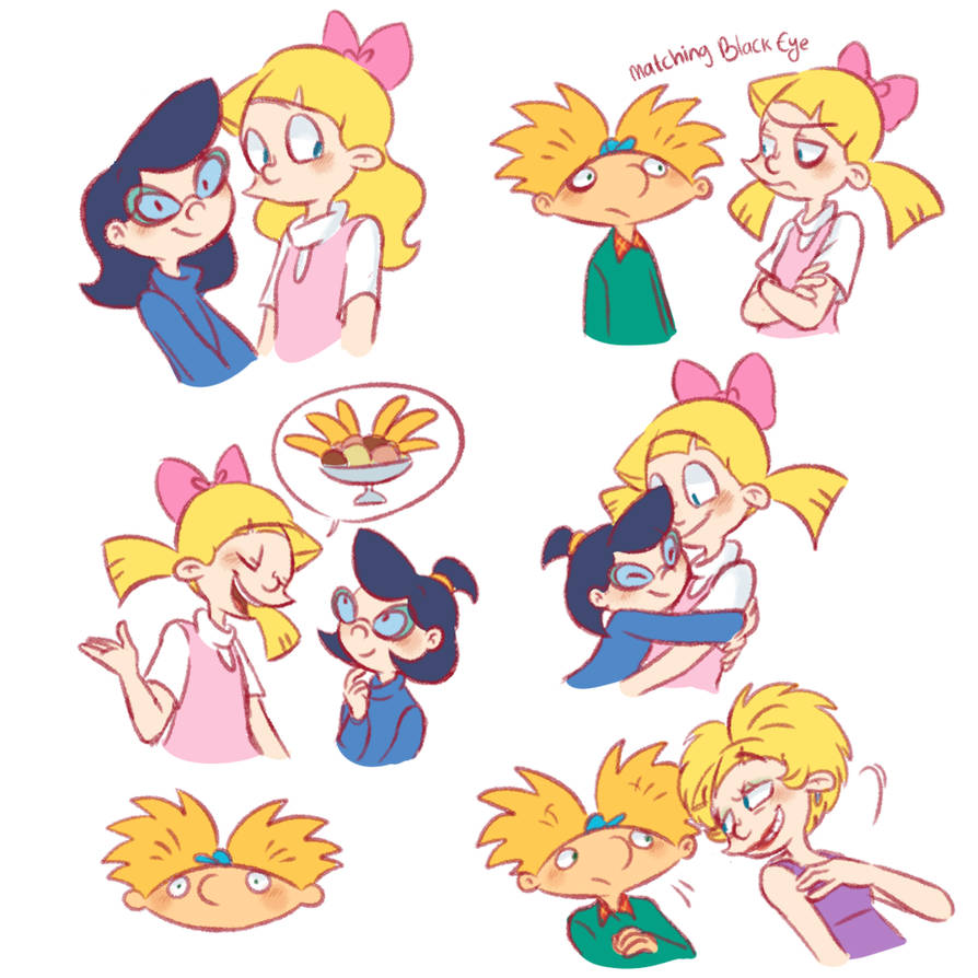 Helga N Phoebe By Oatumnn On DeviantArt helga-n-phoebe-by-oatumnn-on-deviantart