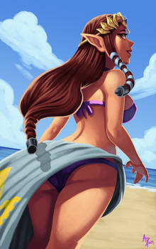 Beach Zelda 2