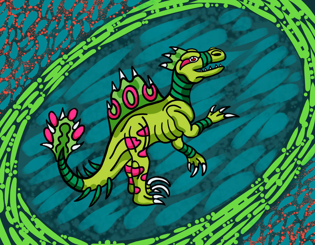 Grass Raptor Digital by EcoSpecies on DeviantArt