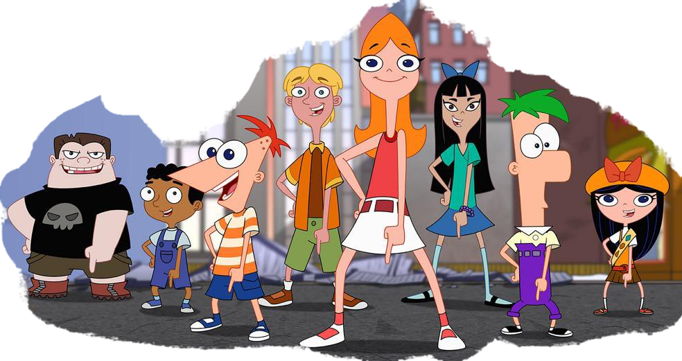 Phineas and Ferb and The Gang by kraucheunas on DeviantArt