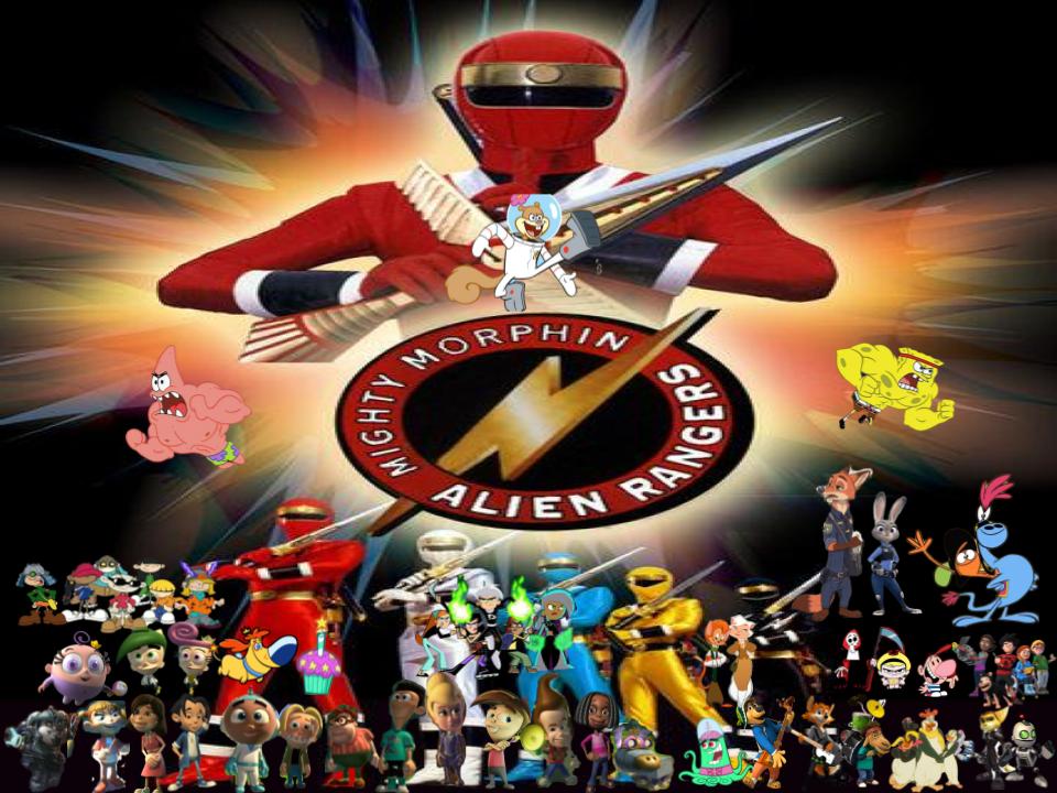 Alien Rangers Deviantart Nicktoons Unites Mighty Morphin Alien Rangers by kraucheunas on DeviantArt