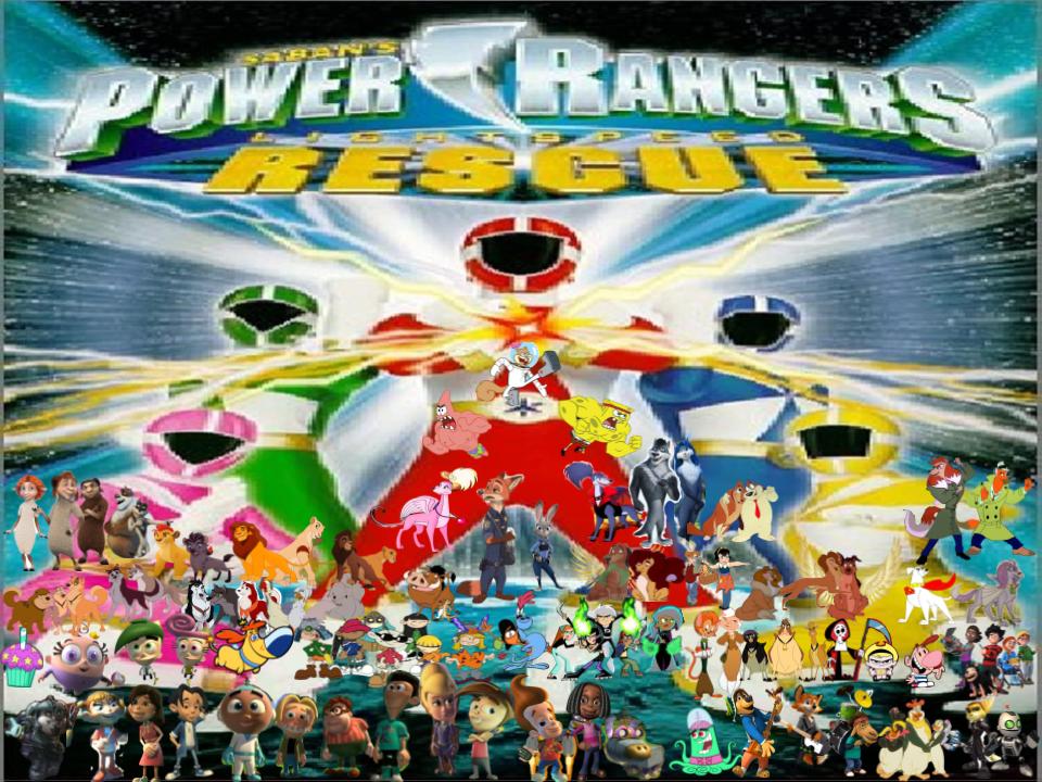 Nicktoons Unites Power Rangers Lightspeed Rescue by kraucheunas on ...