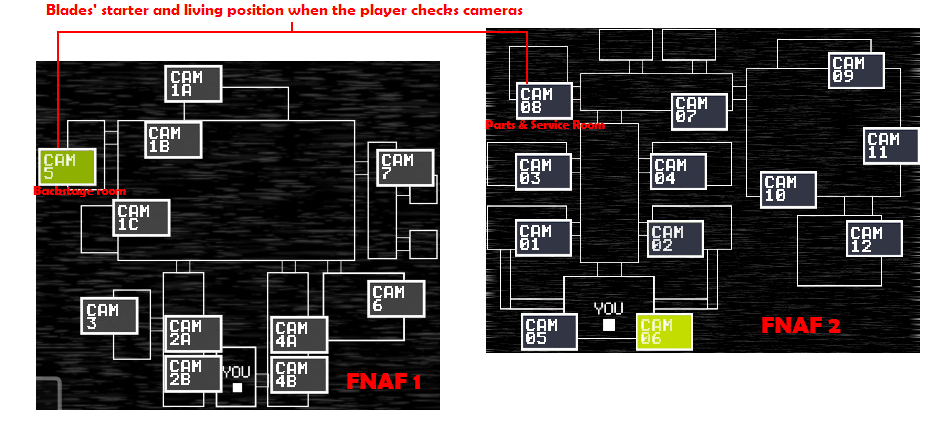 FNaF 1 map wip by ItsRainingNans on DeviantArt