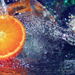 frozen orange by Orwald