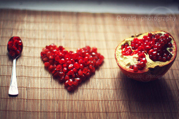 I love pomegranates by Orwald
