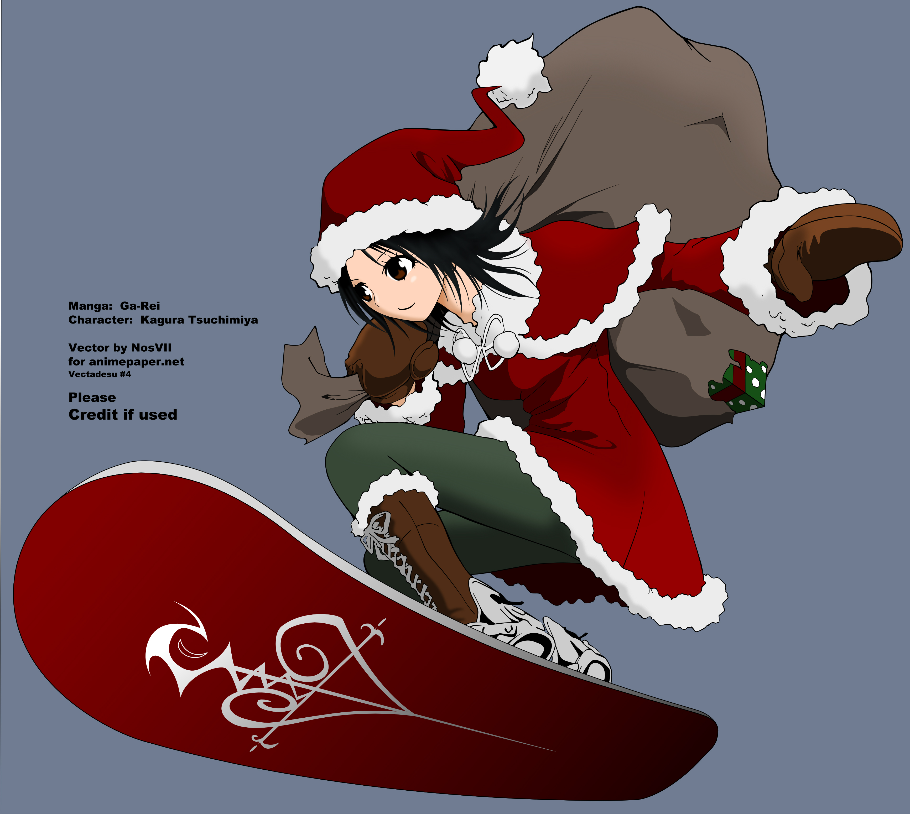 Christmas Kagura Vector