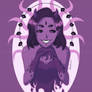 Purple Demon Girl