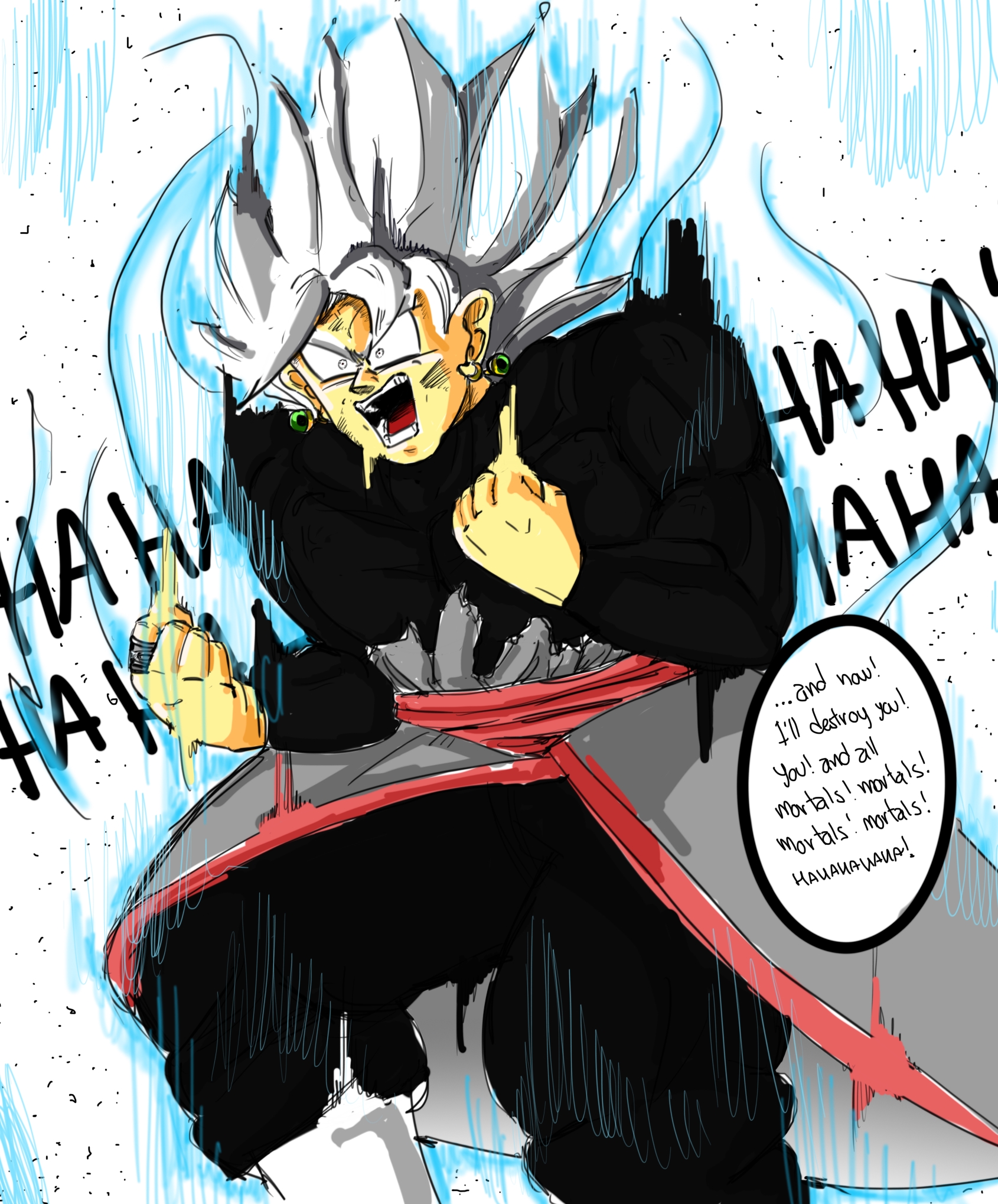 Shin Gohan Vs Goku Black 058 by Blade-Echidna on DeviantArt