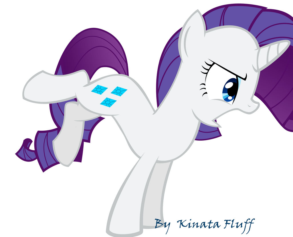 MLP Rarity Vector by LexaFluff on DeviantArt