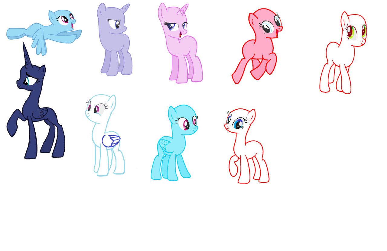Mlp bases by Larimar-Studios on DeviantArt