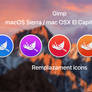 GIMP MacOS Sierra / Mac OSX Style / Icons