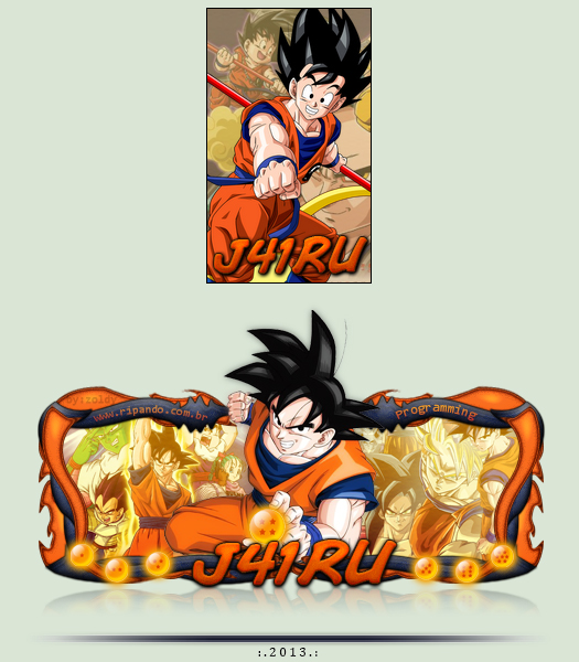 :: Goku :: Avatar+Sign