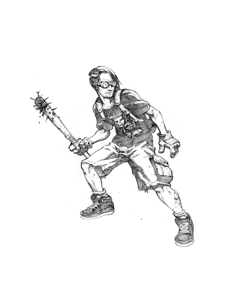 Max - Battle Gear - pencils