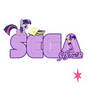 SEGASister Twilight Sparkle and NiGHTS Logo